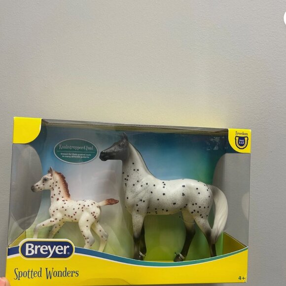 Breyer Freedom Series Classics Spotted Wonders Horse and Foal Set 1:12 #62207 - Picture 1 of 5
